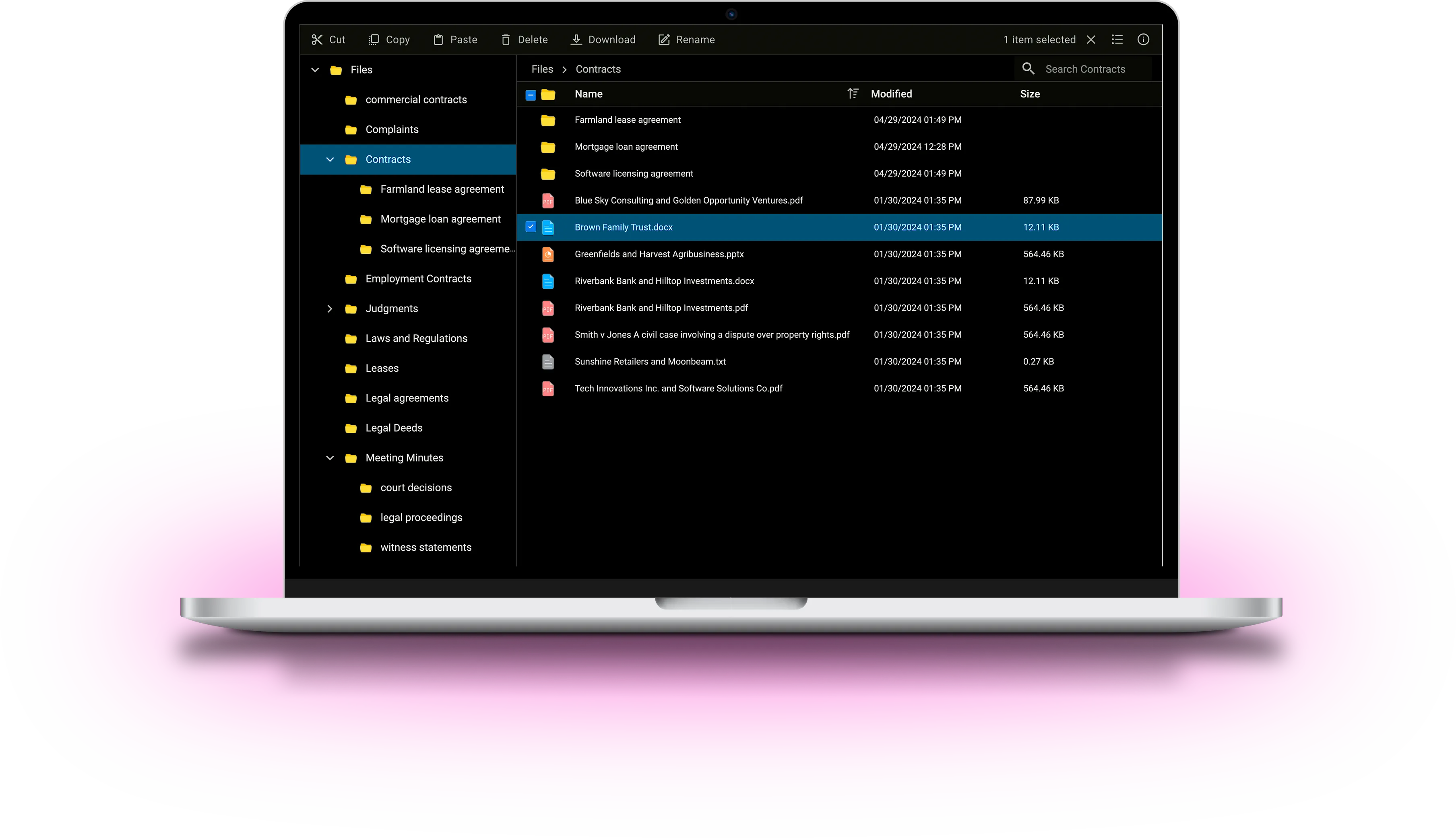 File Manager Interface