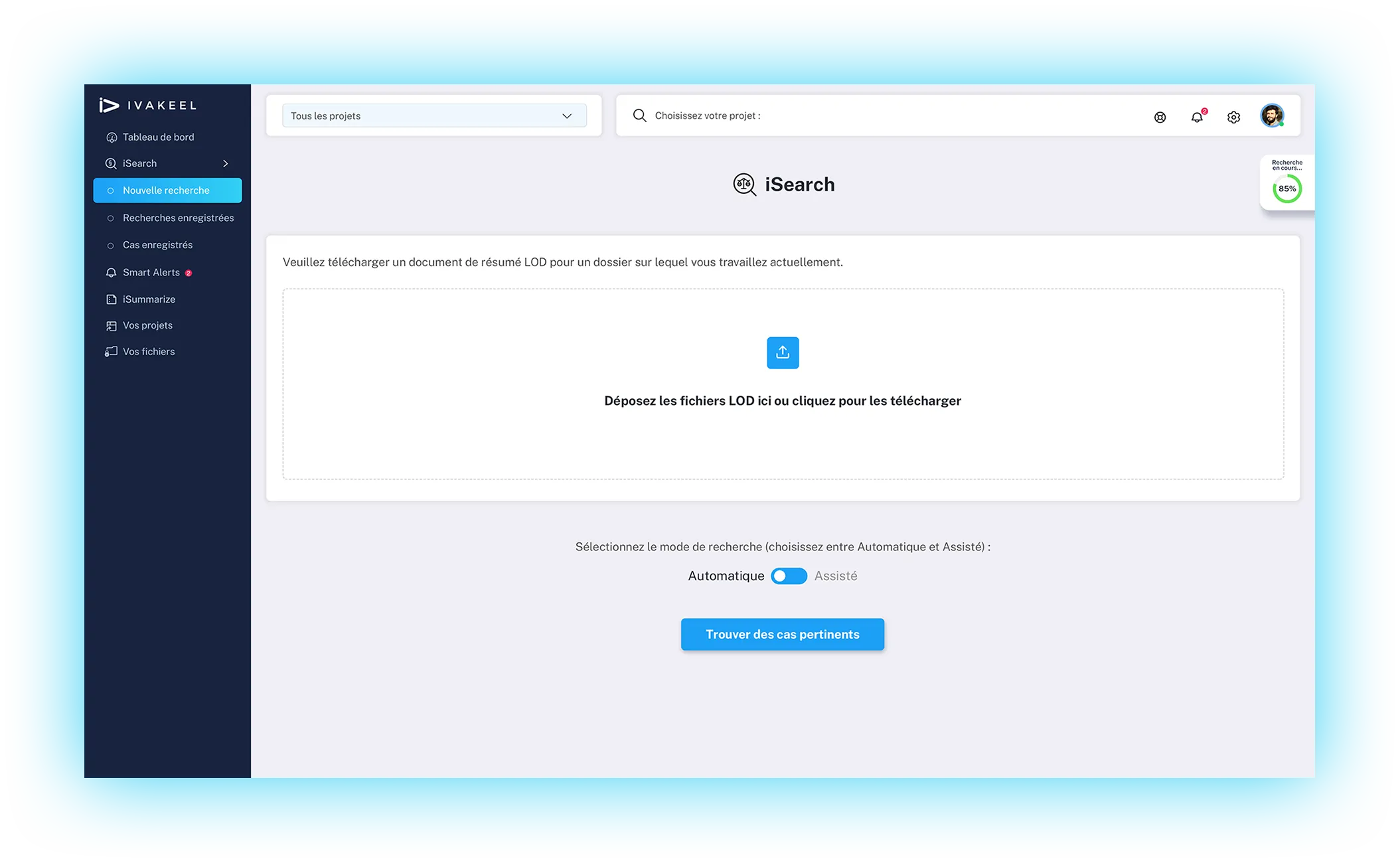 iSearch Interface